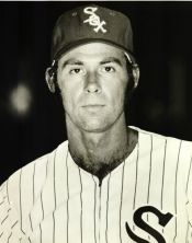 Dave Baldwin with the Chicago White Sox in 1973.